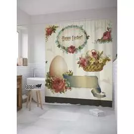 Шторка-занавеска для ванной JOYARTY