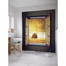 Шторка-занавеска для ванной JOYARTY