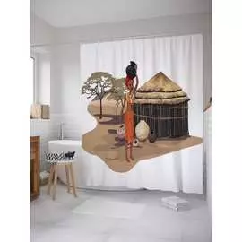 Шторка-занавеска для ванной JOYARTY