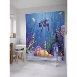 Шторка-занавеска для ванной JOYARTY