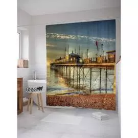 Шторка-занавеска для ванной JOYARTY