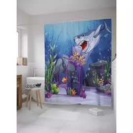 Шторка-занавеска для ванной JOYARTY