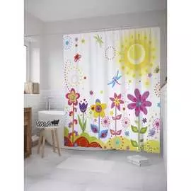 Шторка-занавеска для ванной JOYARTY