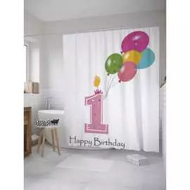 Шторка-занавеска для ванной JOYARTY