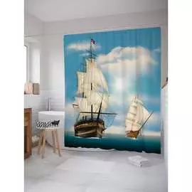 Шторка-занавеска для ванной JOYARTY