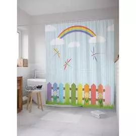 Шторка-занавеска для ванной JOYARTY