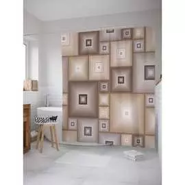 Шторка-занавеска для ванной JOYARTY