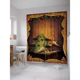 Шторка-занавеска для ванной JOYARTY