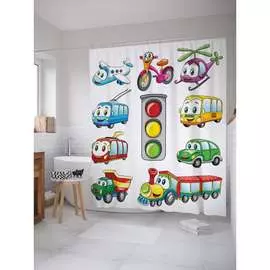 Шторка-занавеска для ванной JOYARTY