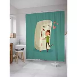 Шторка-занавеска для ванной JOYARTY