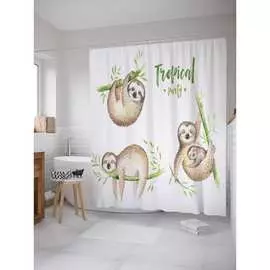 Шторка-занавеска для ванной JOYARTY