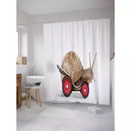 Шторка-занавеска для ванной JOYARTY