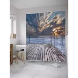 Шторка-занавеска для ванной JOYARTY