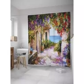 Шторка-занавеска для ванной JOYARTY