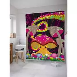 Шторка-занавеска для ванной JOYARTY