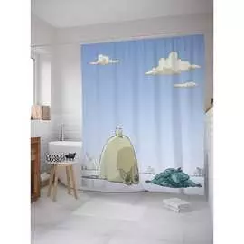 Шторка-занавеска для ванной JOYARTY