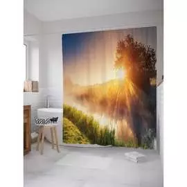 Шторка-занавеска для ванной JOYARTY