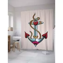 Шторка-занавеска для ванной JOYARTY