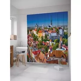 Шторка-занавеска для ванной JOYARTY