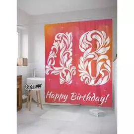 Шторка-занавеска для ванной JOYARTY