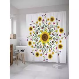 Шторка-занавеска для ванной JOYARTY