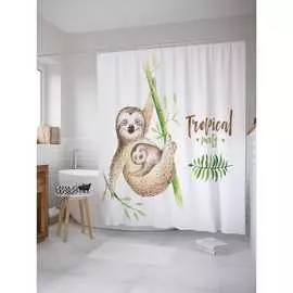 Шторка-занавеска для ванной JOYARTY