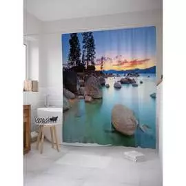 Шторка-занавеска для ванной JOYARTY