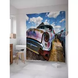 Шторка-занавеска для ванной JOYARTY