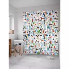 Шторка-занавеска для ванной JOYARTY