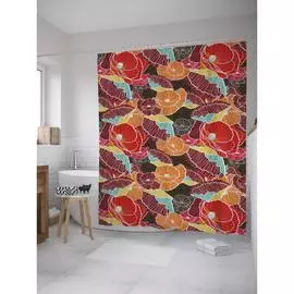 Шторка-занавеска для ванной JOYARTY