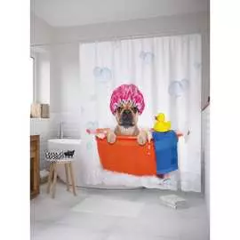 Шторка-занавеска для ванной JOYARTY