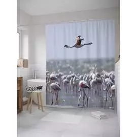 Шторка-занавеска для ванной JOYARTY