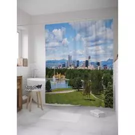 Шторка-занавеска для ванной JOYARTY