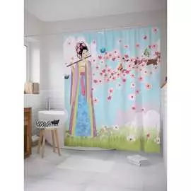 Шторка-занавеска для ванной JOYARTY