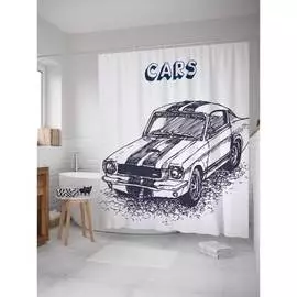 Шторка-занавеска для ванной JOYARTY