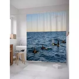 Шторка-занавеска для ванной JOYARTY