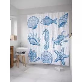 Шторка-занавеска для ванной JOYARTY