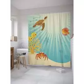 Шторка-занавеска для ванной JOYARTY