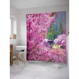 Шторка-занавеска для ванной JOYARTY