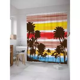 Шторка-занавеска для ванной JOYARTY