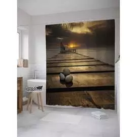 Шторка-занавеска для ванной JOYARTY