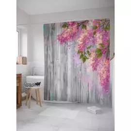 Шторка-занавеска для ванной JOYARTY