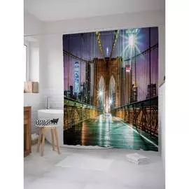 Шторка-занавеска для ванной JOYARTY