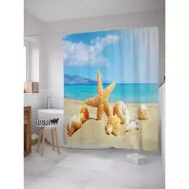 Шторка-занавеска для ванной JOYARTY