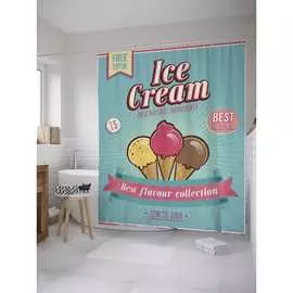 Шторка-занавеска для ванной JOYARTY