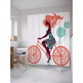 Шторка-занавеска для ванной JOYARTY