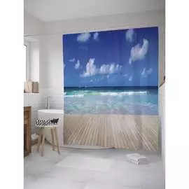 Шторка-занавеска для ванной JOYARTY