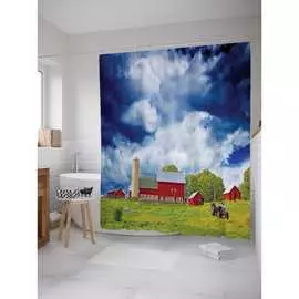 Шторка-занавеска для ванной JOYARTY