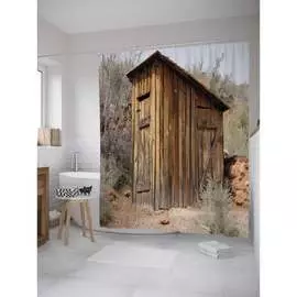 Шторка-занавеска для ванной JOYARTY