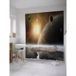 Шторка-занавеска для ванной JOYARTY